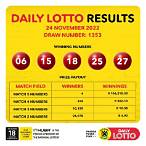 when does the lottery draw